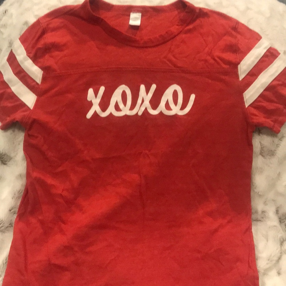 Xoxo ringer tee